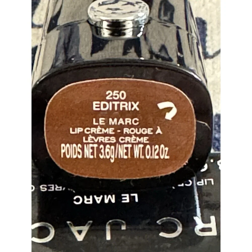 Marc Jacobs Le Marc Lip Creme Lipstick - 250 Editrix - .12 Oz Full Size - NIB